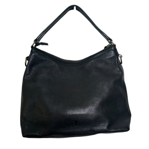 Frye Bag Lily Leather Hobo Bag Black Classic Chic Western Boho Crossbody Slouchy - Picture 7 of 14